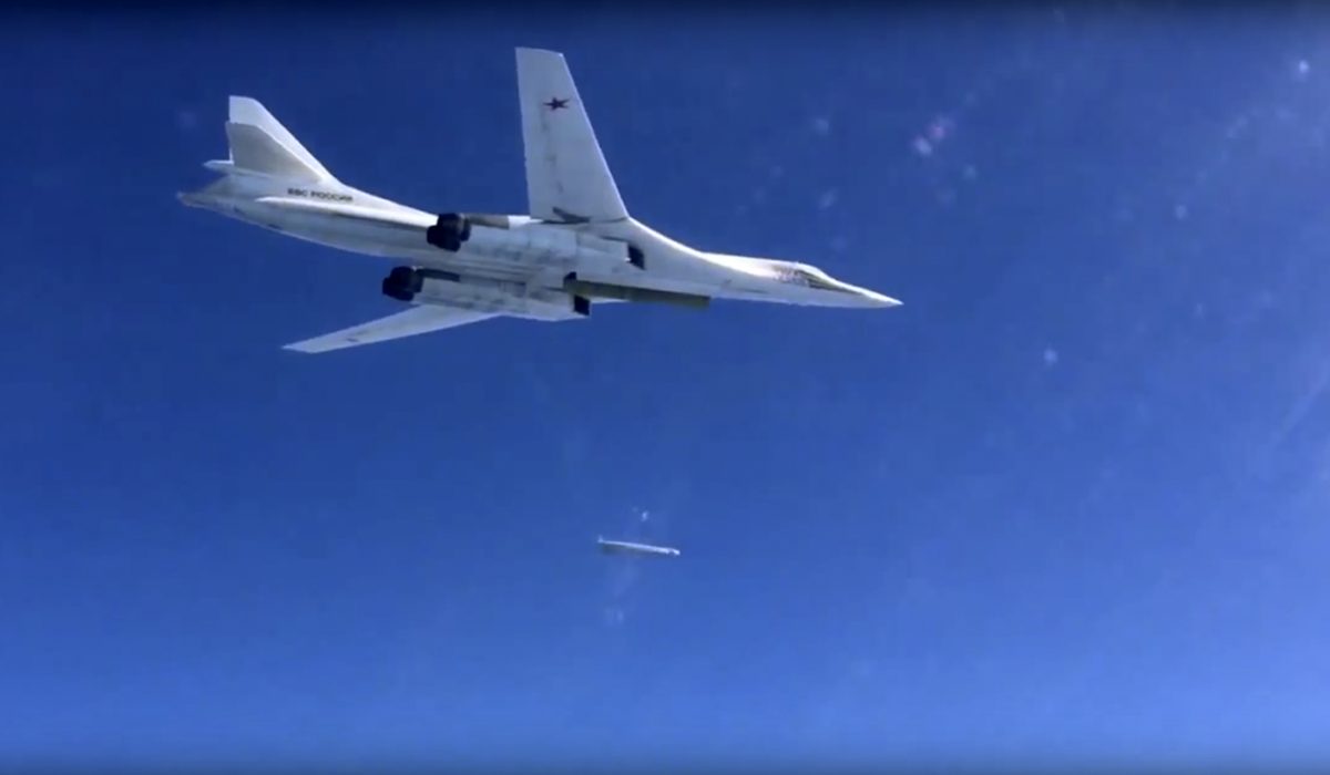 A russian TU-160 bomber