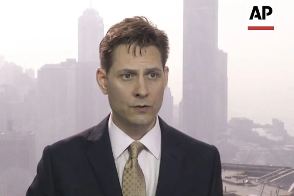 Michael Kovrig, a former Canadian diplomat who has been detained by China, in a file photo during an interview in Hong Kong on March 28, 2018. (AP Photo)