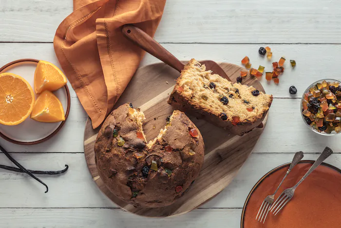 Traditional panettone is studded with dried fruit—but Brazilian producers have also taken a few creative liberties. (Courtesy of Ofner)