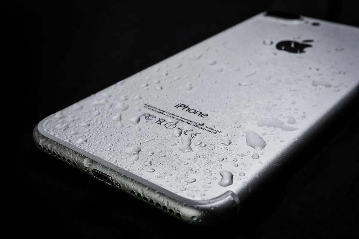 A wet iPhone 7 is shown in this file image. (Pixabay)