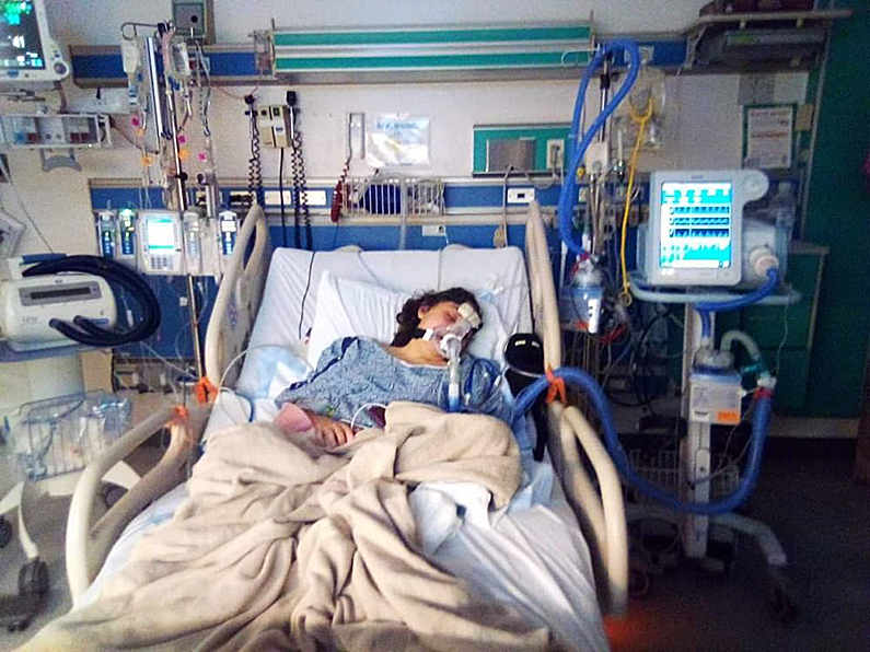 Alaina VanDerVelden spent a long time in the hospital