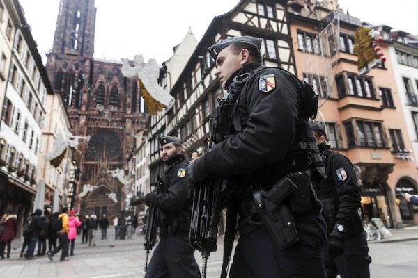 police officers in Strasbourg