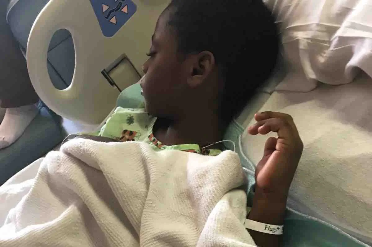 Chance Evans, 6, of McComb, Mississippi, was diagnosed with Necrotizing Fasciitis, a flesh-eating bacteria that kills one of every three people that get it. (Help Chance Get a Second Chance/GoFundMe)
