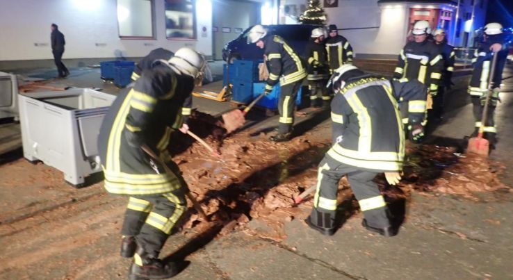 chocolate in german road