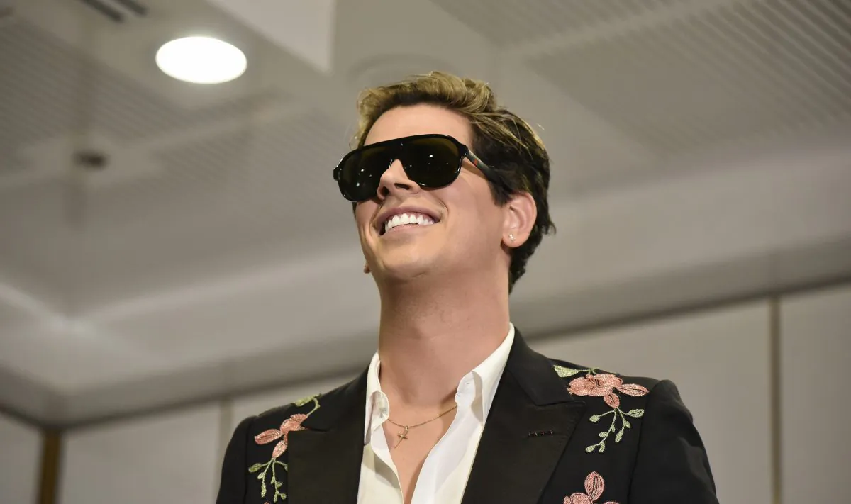 Milo Yiannopoulos speaks during an event hosted by senator David Leyonhjelm at Parliament House on Dec. 5, 2017, in Canberra, Australia. Yiannopoulos is touring Australia with his Troll Academy show. (Michael Masters/Getty Images)