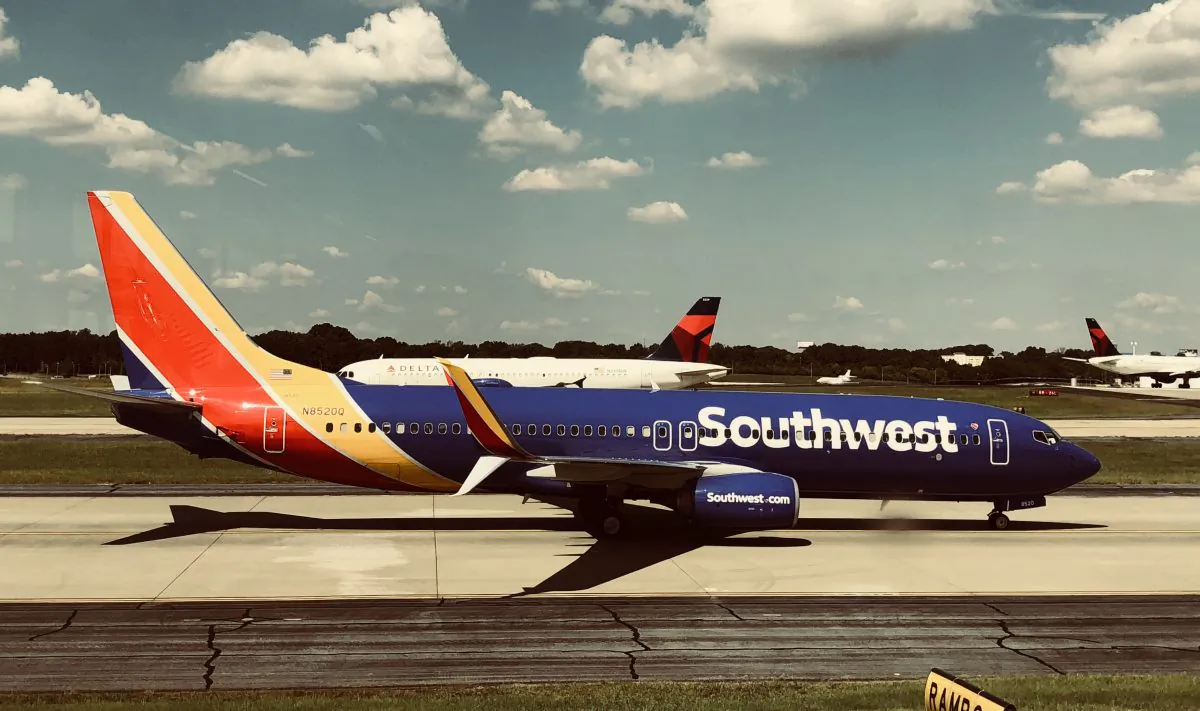 A Southwest Airlines passenger jet at Hartsfield Jackson International Airport, near Atlanta, Georgia, in a file photo. (Daniel Slim/AFP/Getty Images)