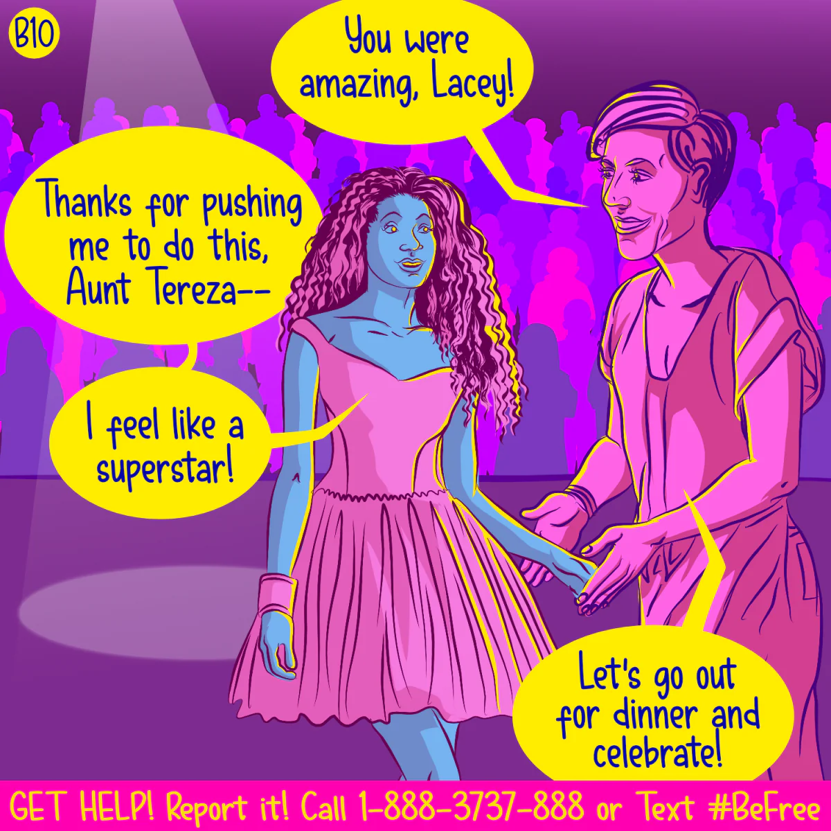 The final clip to the alternative ending of "Superstar." (Courtesy of Dan Goldman/Andrea Powell/UNITAS)