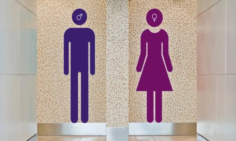 File photo showing two graphic representations of male and female genders. (ASA)