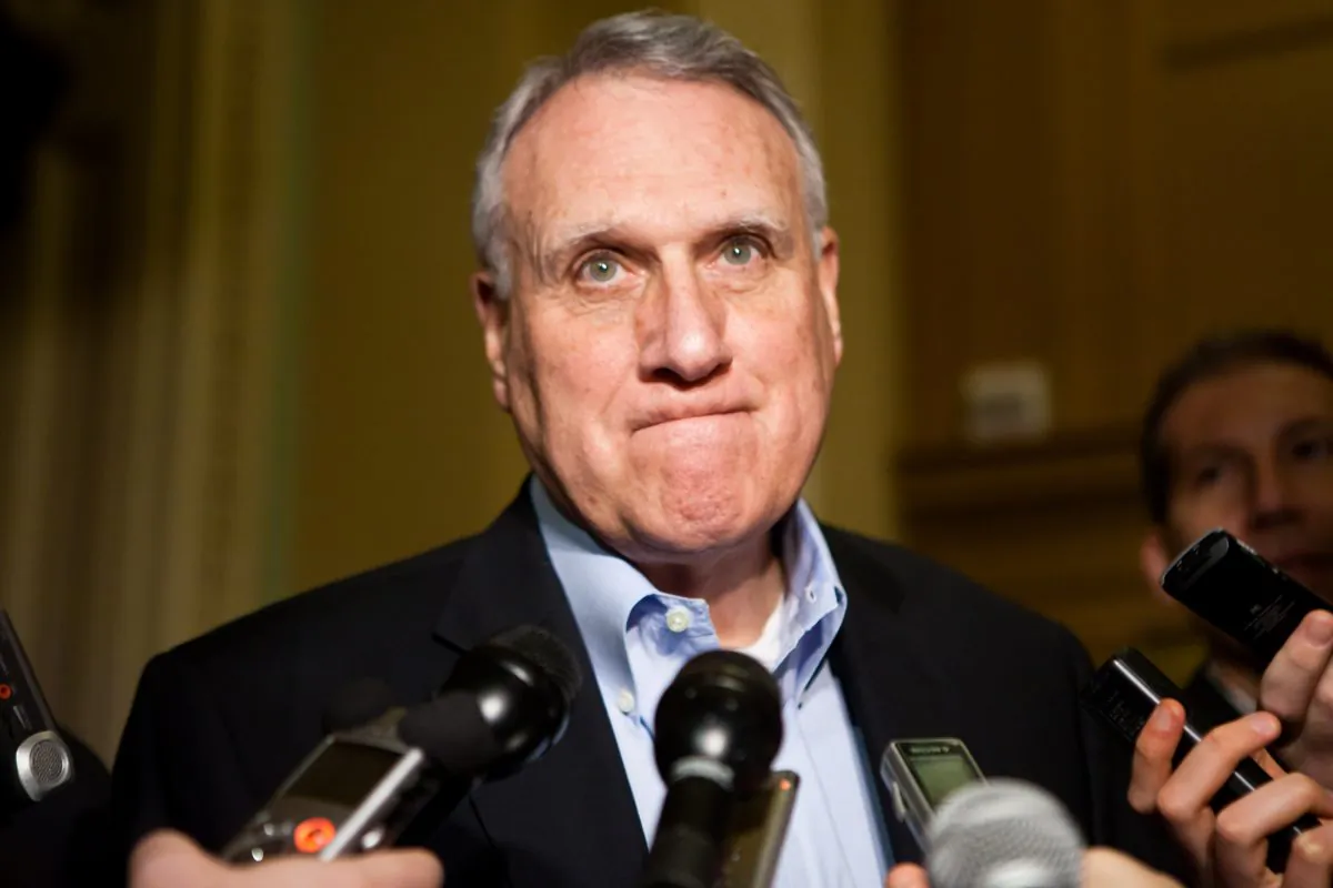 Sen. Jon Kyl (R-AZ), a member of the Joint Select Committee on Deficit Reduction, also known as the super committee, talks with reporters outside his office in the U.S. Capitol in Washington on Nov. 19, 2011. (Brendan Hoffman/Getty Images)