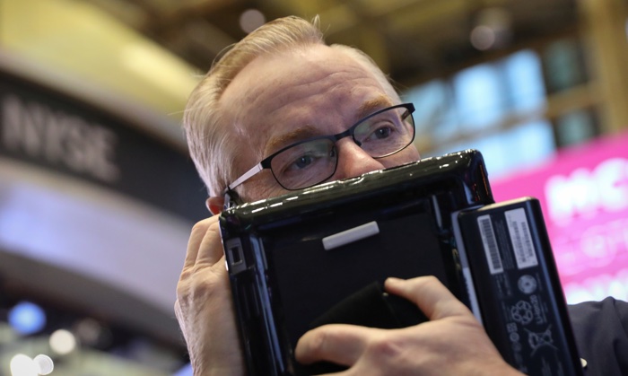Trader at New York Stock Exchange