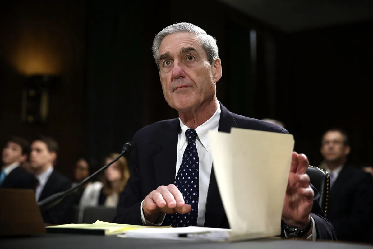 Then-FBI Director Robert Mueller waits for the beginning of a hearing before the Senate Judiciary Committee June 19, 2013 on Capitol Hill in Washington. (Alex Wong/Getty Images)