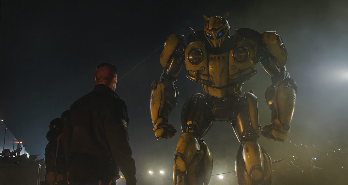 John Cena and Bumblebee square off