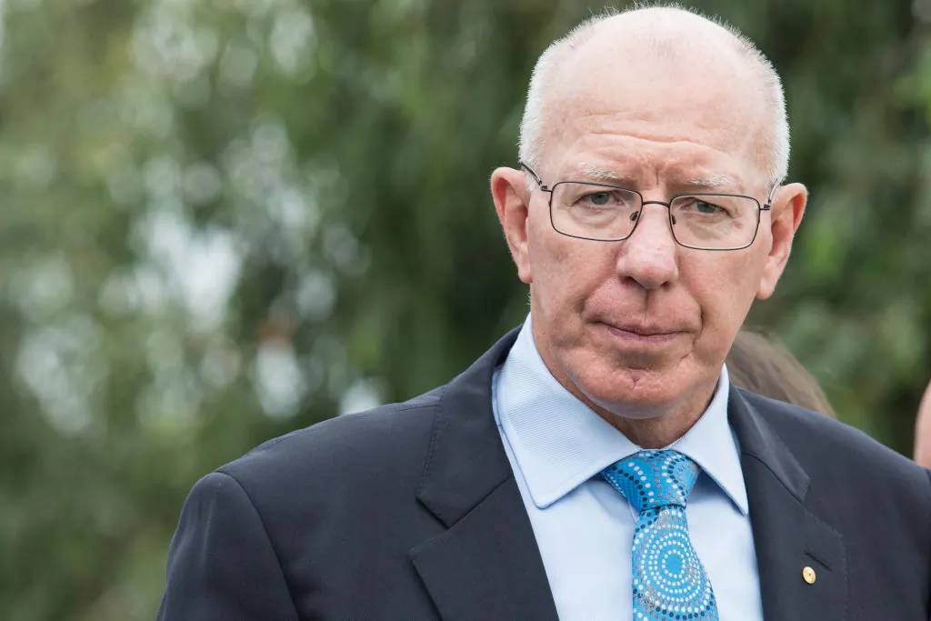 NSW Governor, David Hurley attends the Wugulora Ceremony at Barangaroo on January 26, 2018 in Sydney, Australia. (Cole Bennetts/Getty Images)