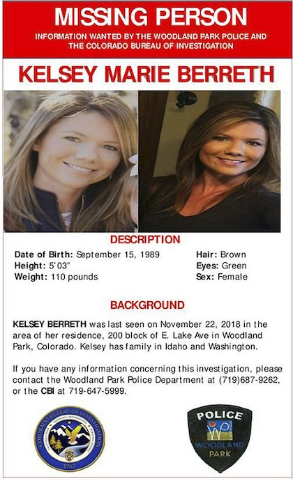 (Woodland Park Police Department via AP)