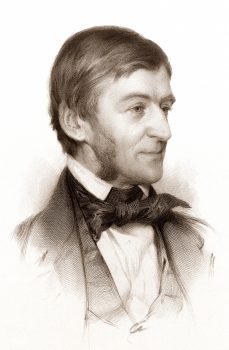portrait of Ralph Waldo Emerson 1878