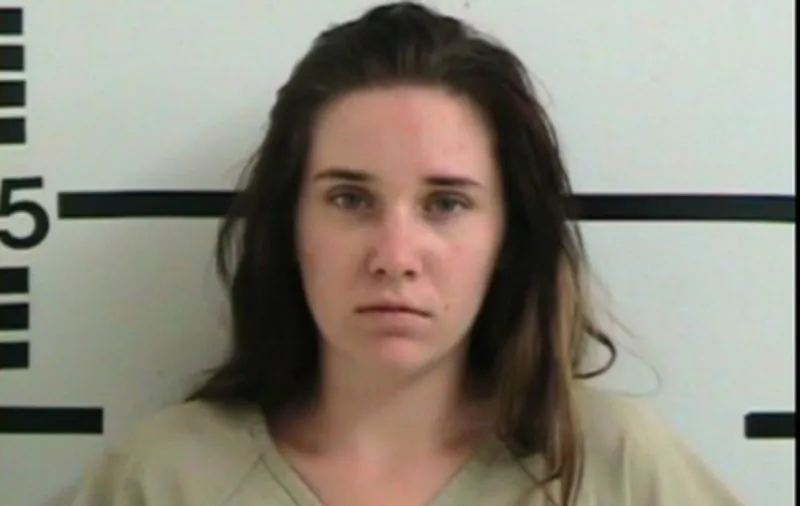 Amanda Hawkins in an undated booking photo. (Kerr County Sheriff's Office)