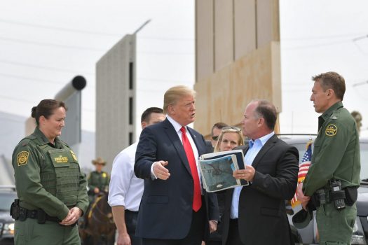 trump at border