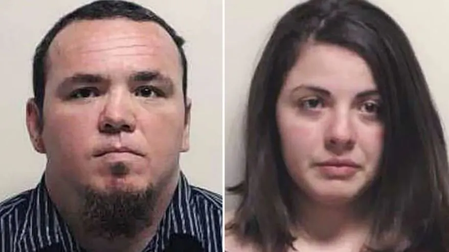 Joseph Mitchell, 29, and Ilaria Mitchell, 28, are accused of waterboarding their 9-year-old child in Provo, Utah, police officials said on Dec. 14, 2018. (Provo Police Department)