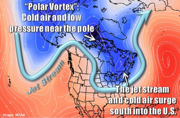 disrupted polar vortex