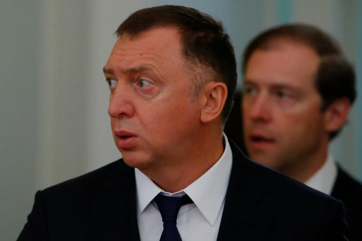 Russian aluminum tycoon Oleg Deripaska in Moscow, Russia, on June 22, 2018. (Reuters/Sergei Karpukhin)