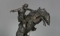 The Old West in ‘The Broncho Buster’ by Frederic Remington