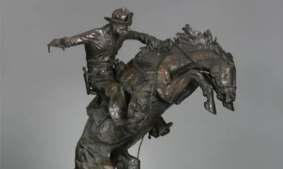 The Old West in ‘The Broncho Buster’ by Frederic Remington