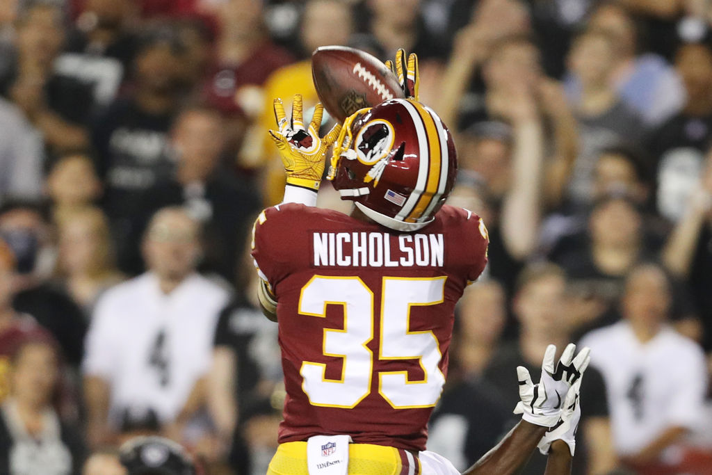 Montae Nicholson interception