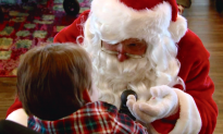 Santa Goes Door to Door Visiting Sick Children Who Might Not Get Another Christmas