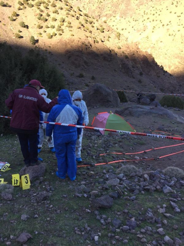forensic team at crime scene