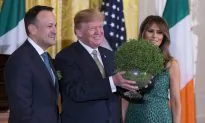 Trump Participates in Shamrock Bowl Presentation in White House