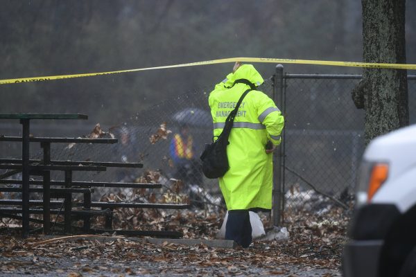 investigator works the scene