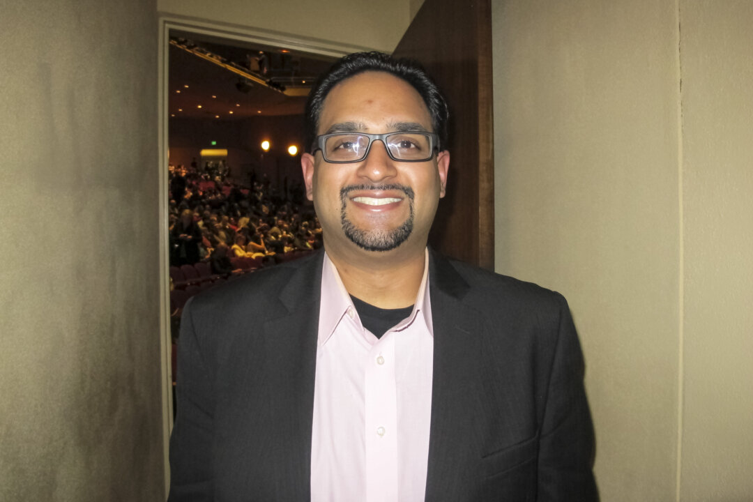 Investment banker Adi Upadhyayula attended Shen Yun Performing Arts at the Center for the Performing Arts in San Jose, California, on Dec. 22, 2018. (Abraham Thompson/The Epoch Times)