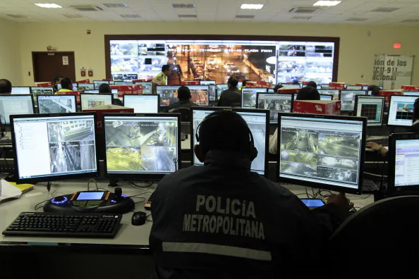 An ECU 911 center in Quito, Ecuador, on Nov. 9, 2013. (Juan Cevallos/AFP/Getty Images)