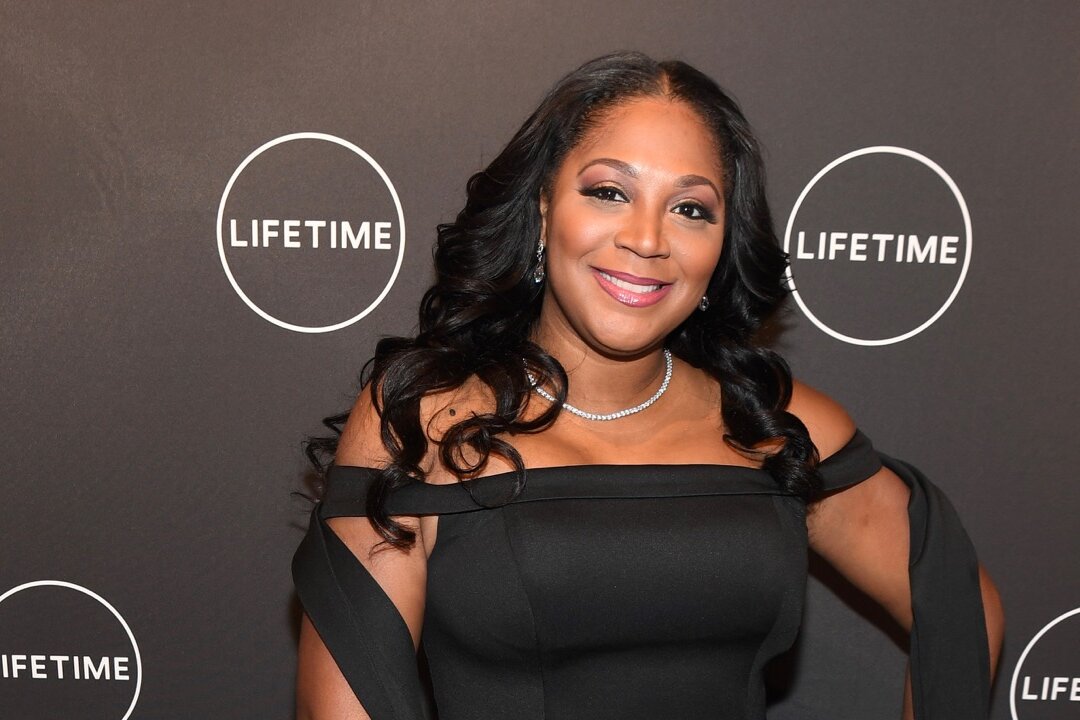 Trina Braxton attends "Faith Under Fire: The Antoinette Tuff Story" red carpet screening at Woodruff Arts Center in Atlanta, Georgia on January 20, 2018. (Paras Griffin/Getty Images for Lifetime)