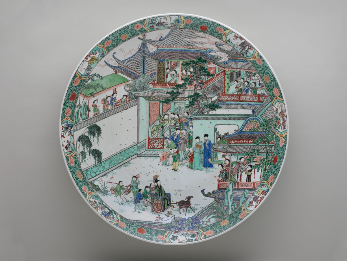 Platter with story of Pan An