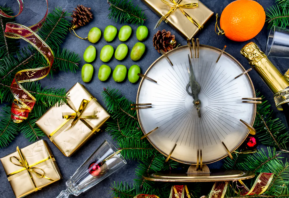 Eat and drink your way to good luck and prosperity in the new year. (Shutterstock)