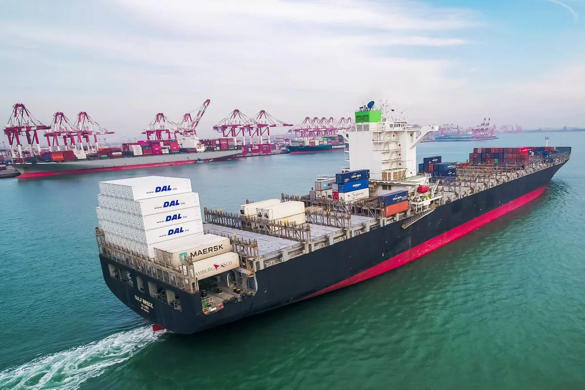 To avoid the high tariff, there are more and more Chinese products transshipped to a third country before ship to the United States. (STR/AFP/Getty Images)