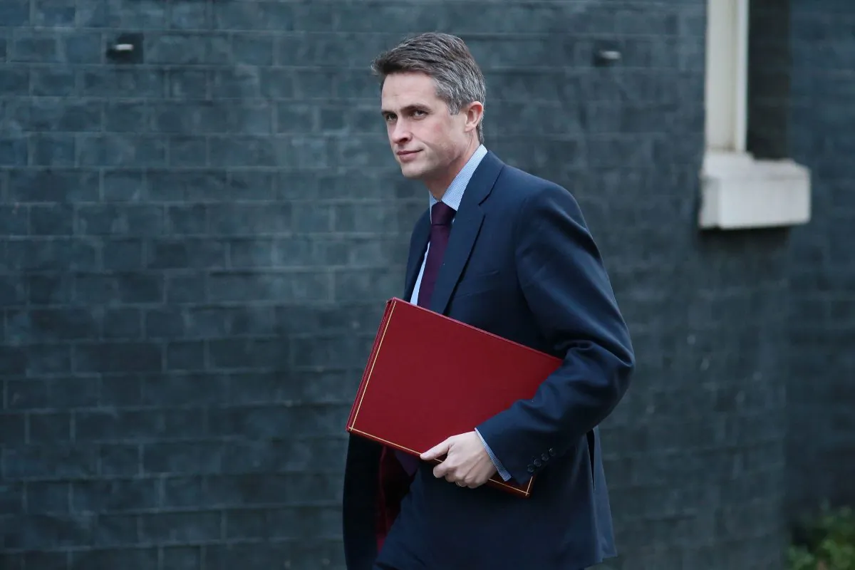 Britain's Defense Secretary Gavin Williamson arrives at 10 Downing Street in London on Dec. 04, 2018. (Jack Taylor/Getty Images)