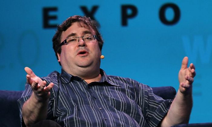 LinkedIn Chairman Reid Hoffman at the Web 2.0 Expo in San Francisco, on March 30, 2011. (Justin Sullivan/Getty Images)