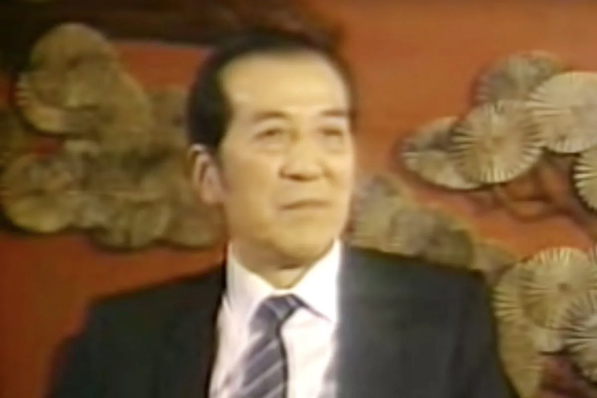 Yuan Mu, the former spokesman of China's State Council, during a media interview about the Tiananmen Square Massacre, on June 17, 1989. (Screenshot via YouTube)