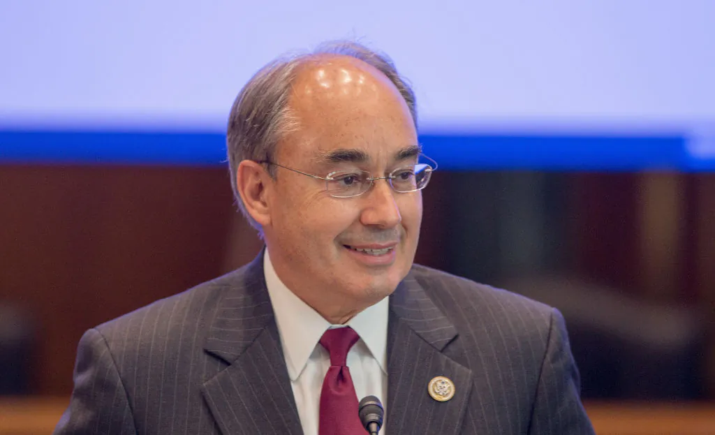 Rep. Bruce Poliquin (R-Maine) speaks in Washington on Sept. 12, 2017. (Tasos Katopodis/Getty Images for Make Room USA)