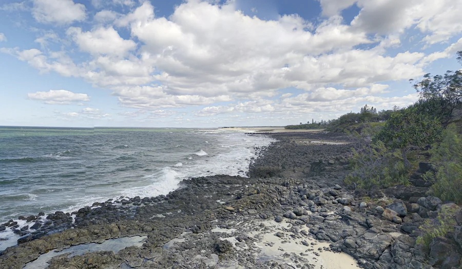 A view along Elliot Heads, in Bundaberg, Queensland, Australia. (Google Maps/Screenshot)