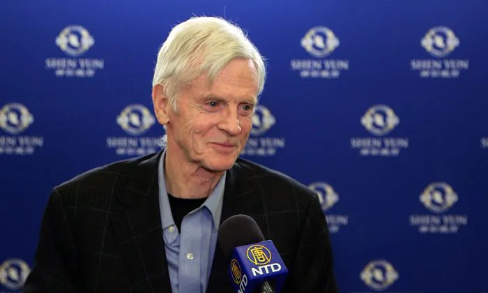 David Kilgour attended Shen Yun Performing Arts at the National Arts Centre in Ottawa, Canada, on Dec. 29. 2018. (NTD Television)