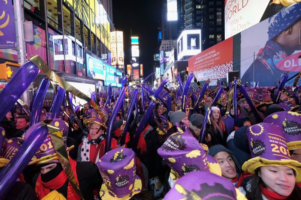 Crowd during New Year