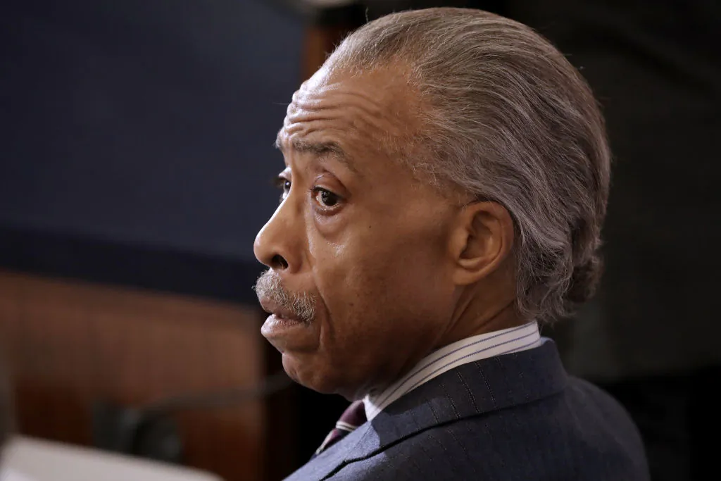 Al Sharpton attends his National Action Network's post-midterm election meeting in the Kennedy Caucus Room at the Russell Senate Office Building on Capitol Hill November 13, 2018, in Washington. (hip Somodevilla/Getty Images)