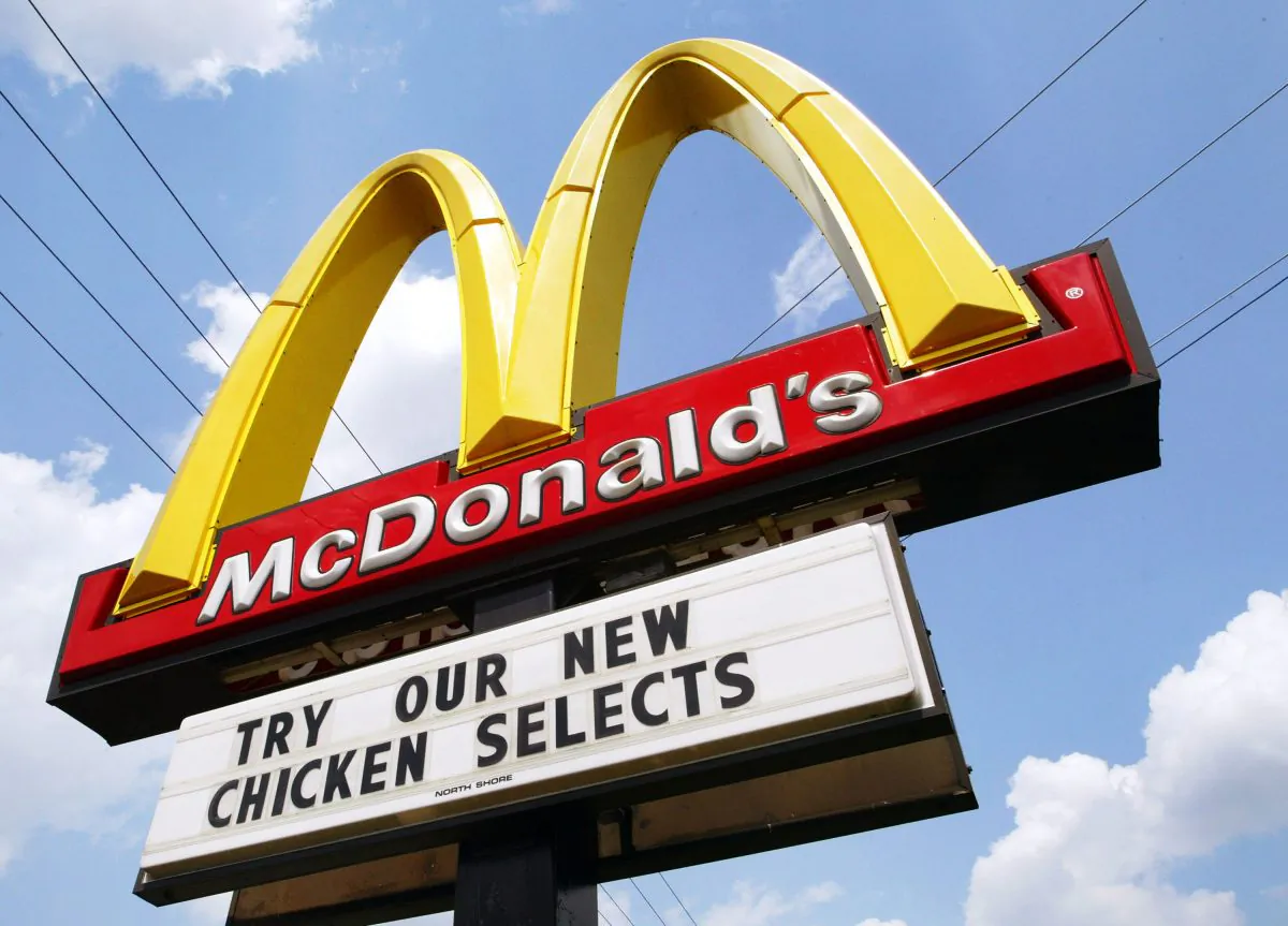 A McDonald's sign in a file photo. (Tim Boyle /Getty Images)
