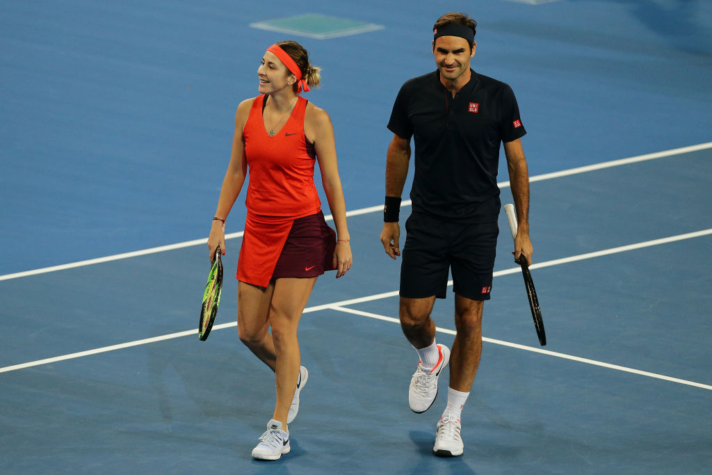 Bencic and Federer