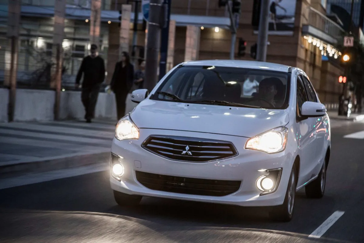 2019 Mitsubishi Mirage G4 sedan. (Courtesy of Mitsubishi)

