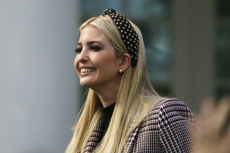 Ivanka Trump, the daughter of President Donald Trump, arrives for a ceremony to pardon the National Thanksgiving Turkey in the Rose Garden of the White House in Washington. (AP Photo/Carolyn Kaster)