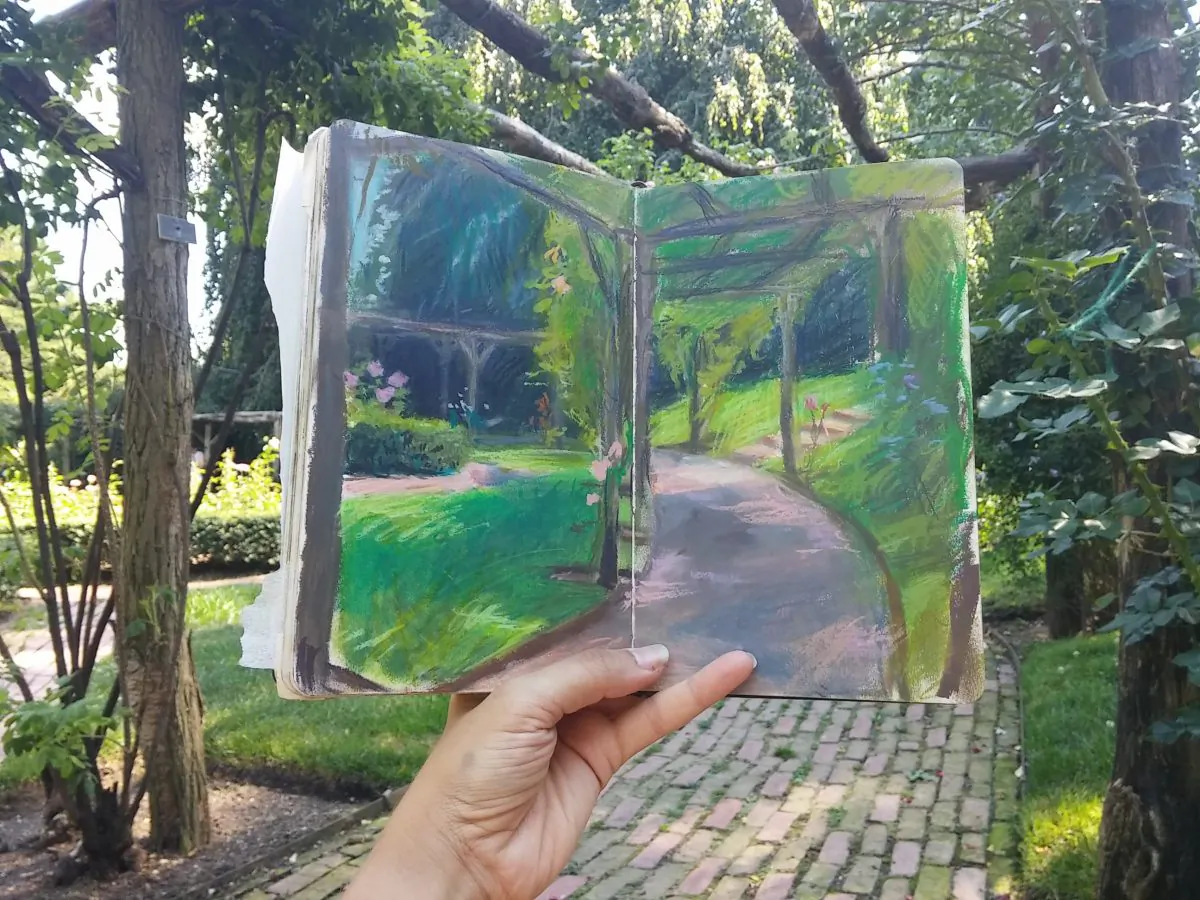 Sketchbook by Diana Corvelle. (Courtesy of Sugarlift)